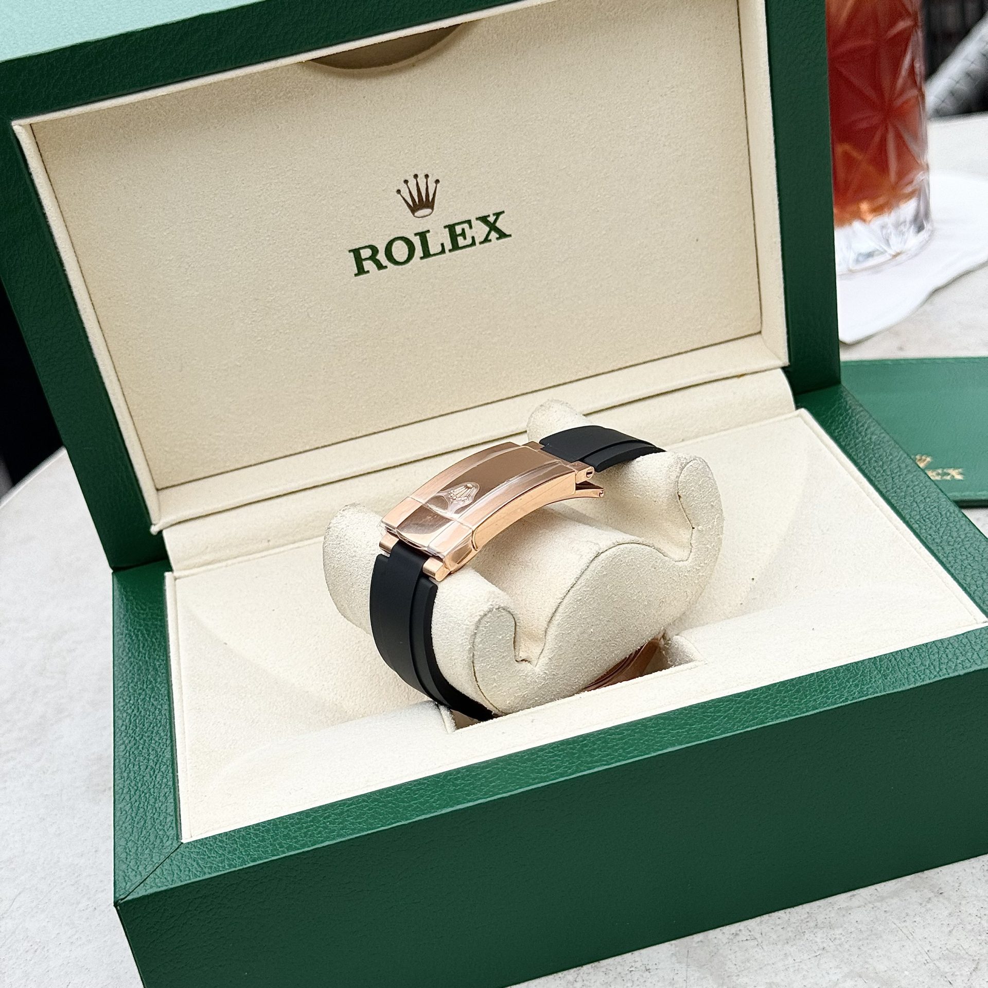Rolex Sky-Dweller 336235 RG Plated Chocolate Dial 42mm Oysterflex AAA Replica