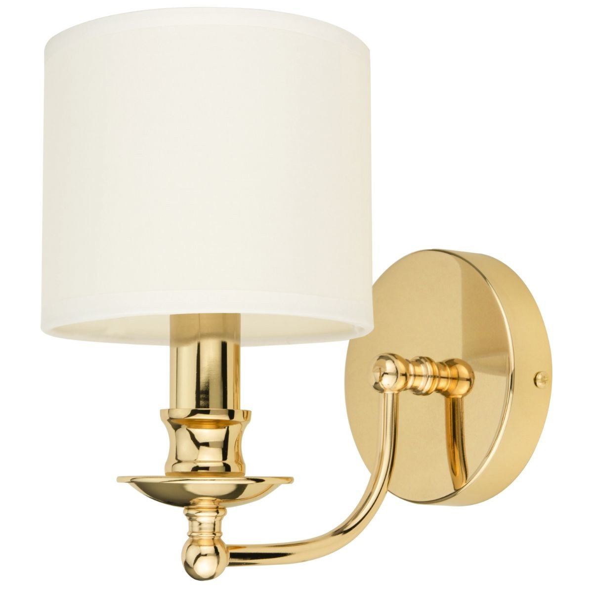 Kinkiet z kloszem Abu Dhabi W01940AU-WH Cosmolight do salonu