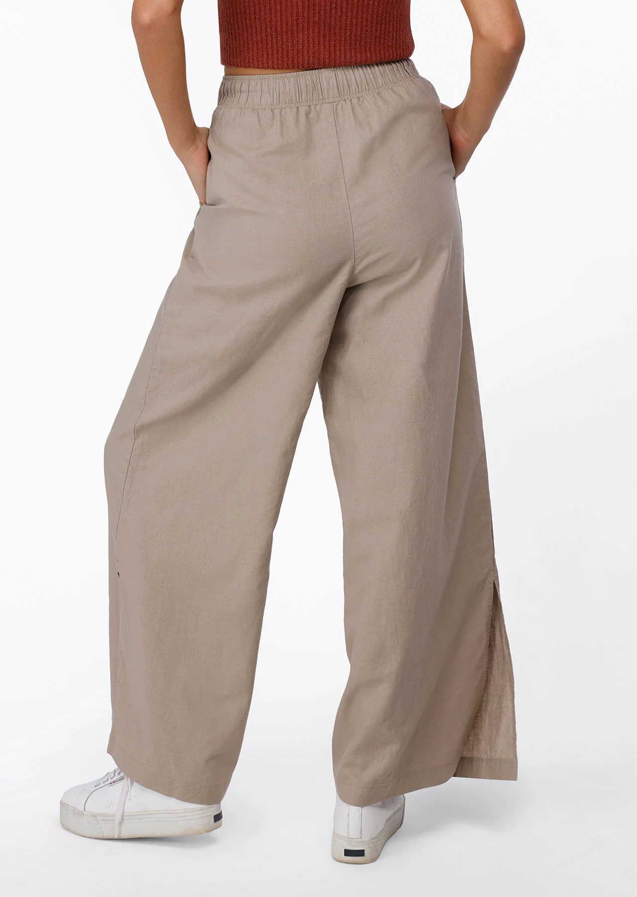 Leisure In Linen Full Length Pants