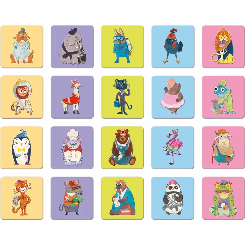 Memospiel 40er-Set Memory
