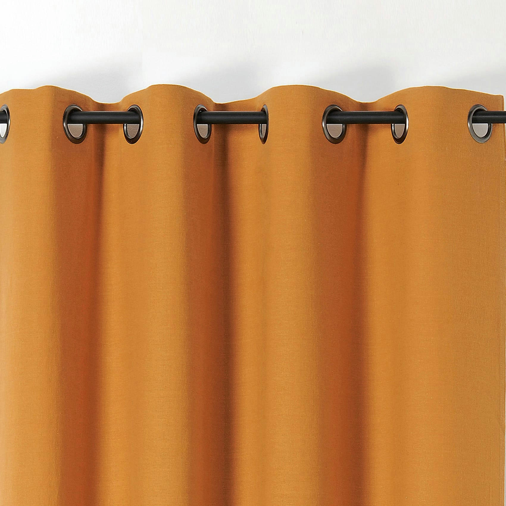 - Rideau en 100% lin libeccio jaune 135x255 cm