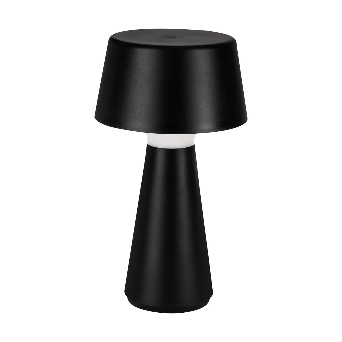 EGLO tafellamp Scorrano - aanraakdimmer - draadloos - 29 cm - zwart