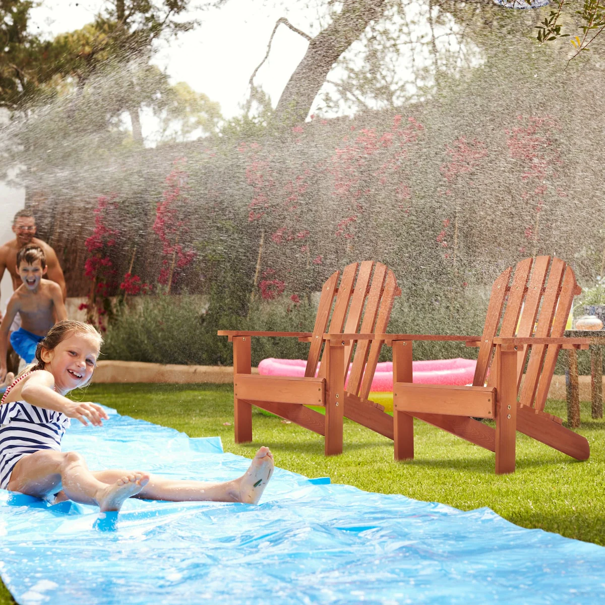 Outdoor Wooden Kids Adirondack Chair