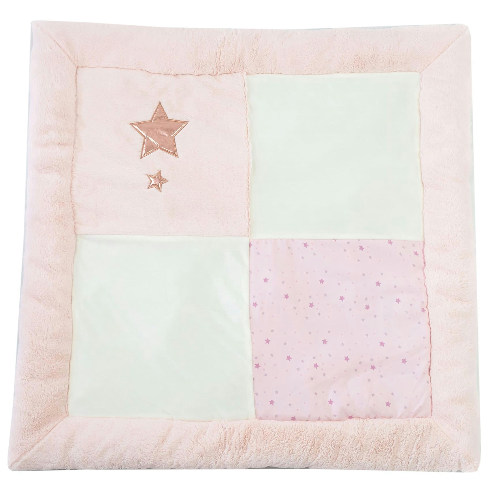 - Tapis de parc bébé Jolly Rose/Ecru 100x100