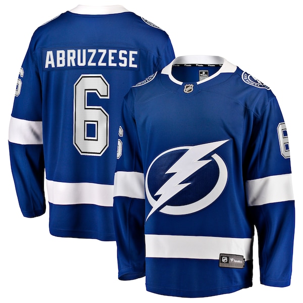 Nick Abruzzese Tampa Bay Lightning  Home Breakaway Jersey - Blue