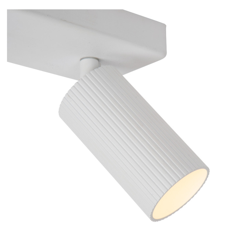 Spot LED Clubs blanc GU10 2 x 40 W LUCIDE