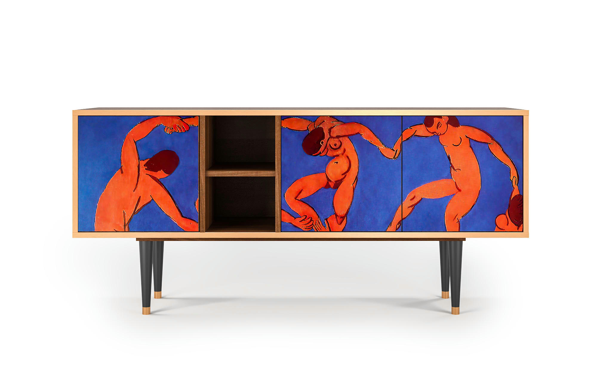 THE DANCE BY HENRI MATISSE - Meuble TV  multicolore 3 tiroirs L 150 cm