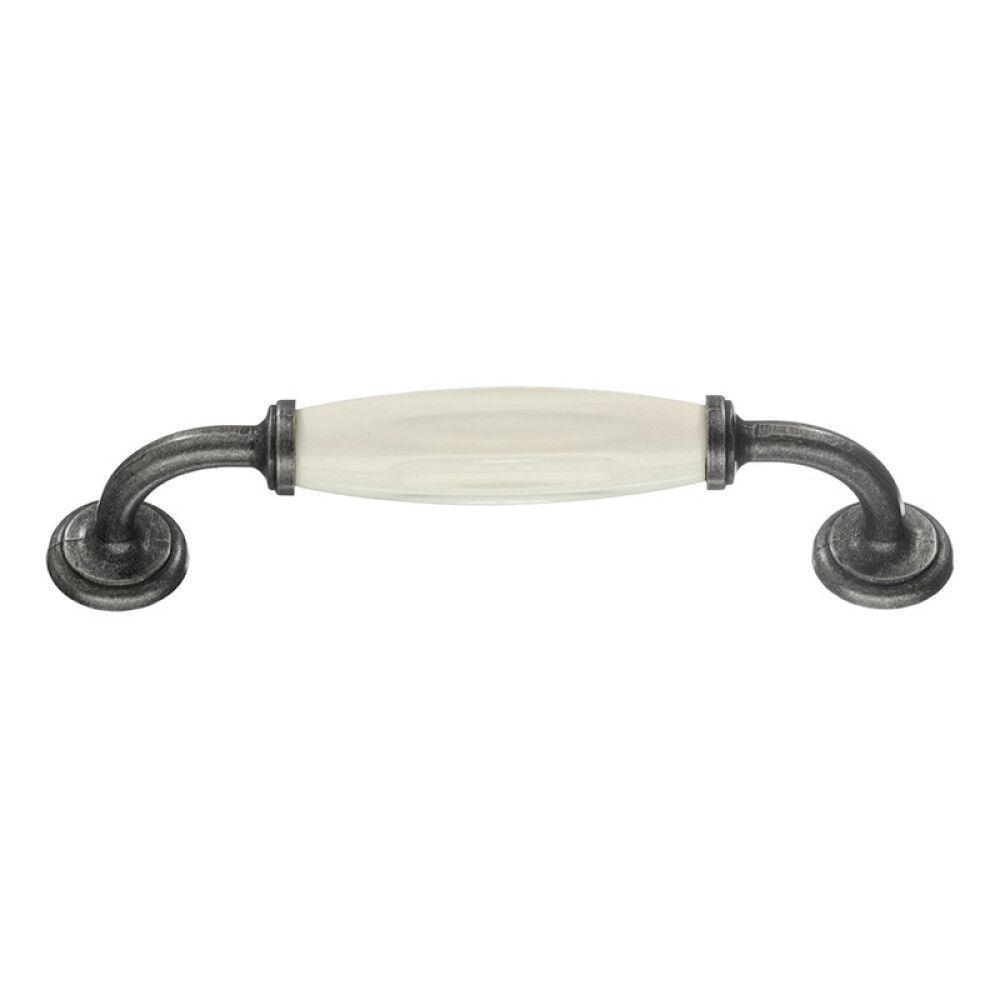 SKUFFEHÅNDTAK BESLAGSBODEN BG6291 128MM FORTINNET/HVIT