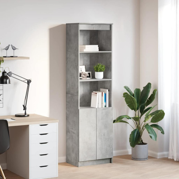 Kredens SzaryMateriał drewnopochodny vidaXL