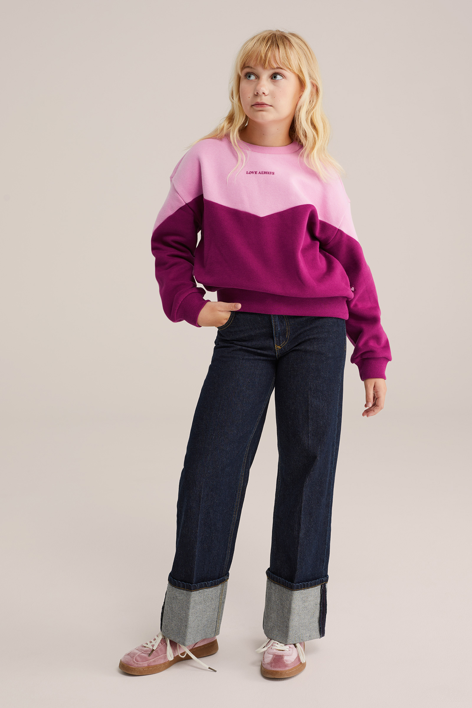 Meisjes oversized sweater