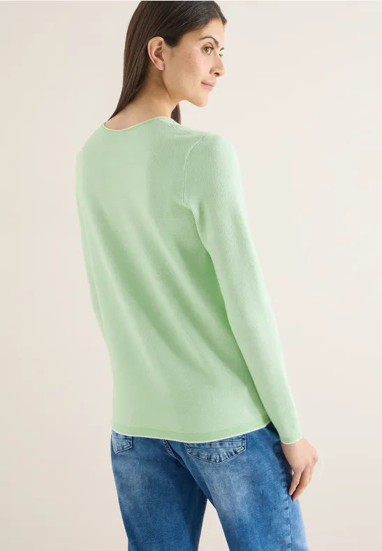 Two-Tone Pullover