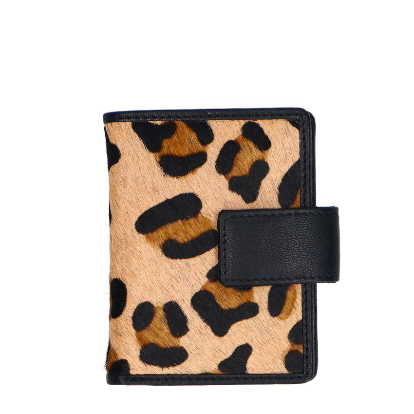 Manfield Leopard print portemonnee