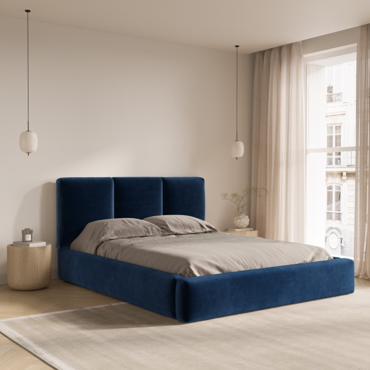 Windsor & Co Horizon Bedframe met Opbergvak - 200 x 200 cm - Fluweel -