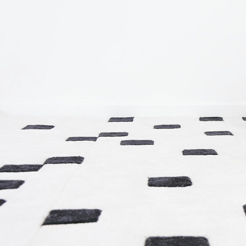 PLAY - Tapis domino en Coton Blanc