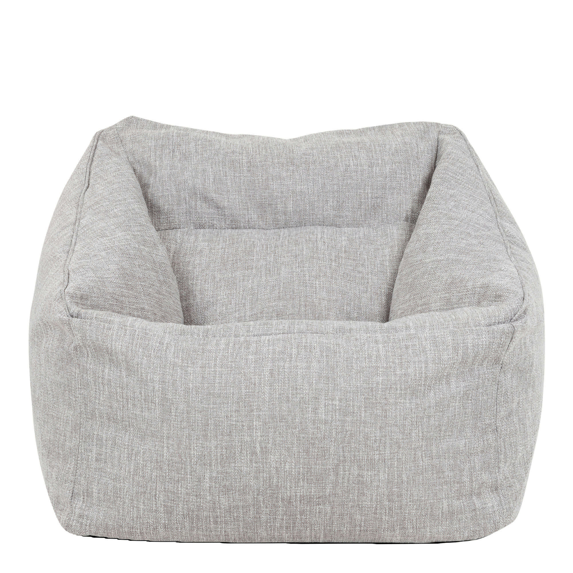 - Pouf fauteuil gris