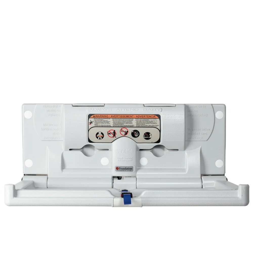 Foundations Classic Horizontal Surface Mount Changing Station (EZ Mount Backer Plate NOT Included)