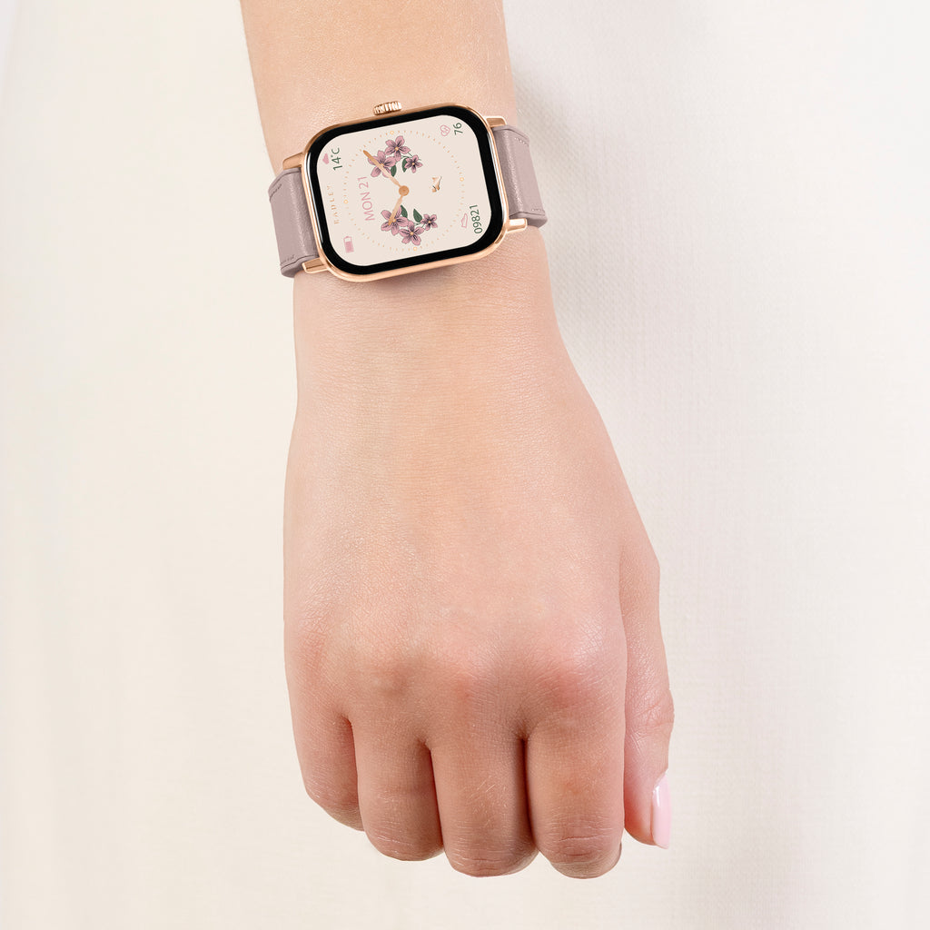 Series 56 - Smartwatch With Leather Strap