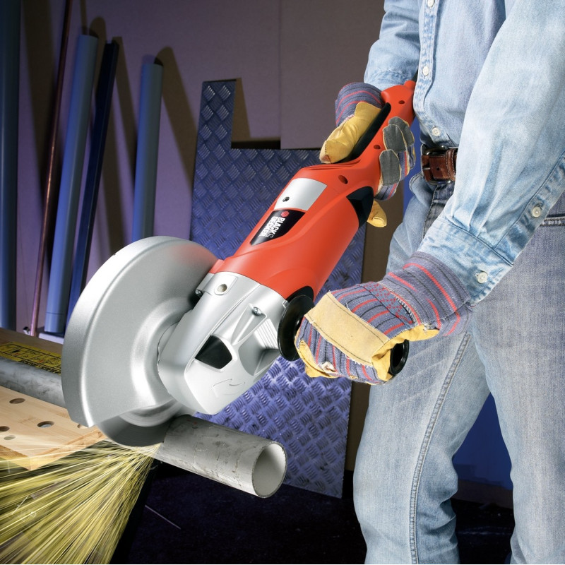 Meuleuse d'angle électrique KG2000K-QS 2000 W BLACK DECKER