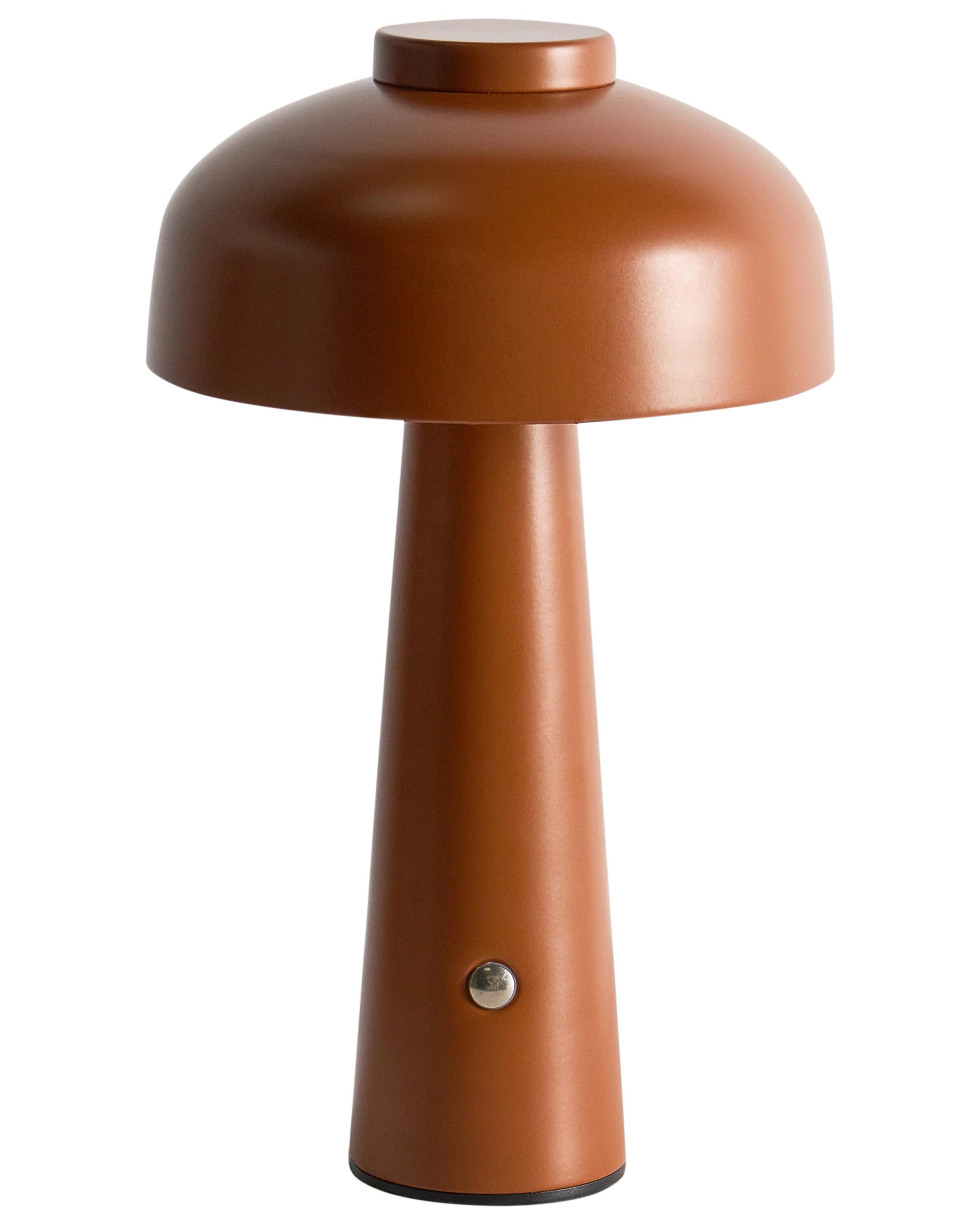 Wireless LED Table Lamp AGUSAN with Dimmer Metal Brown
