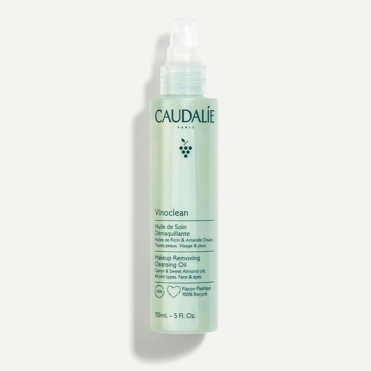 Huile de Soin Démaquillante à l'Huile d'Amande Douce + Ricin - 150ml