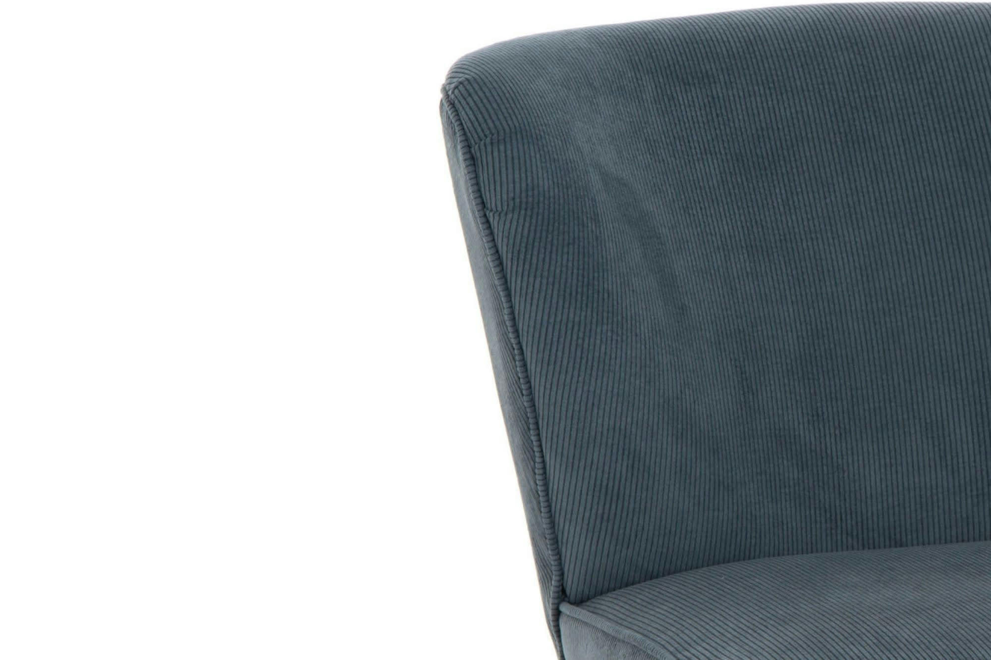 MALO - Fauteuil crapaud en velours côtelé