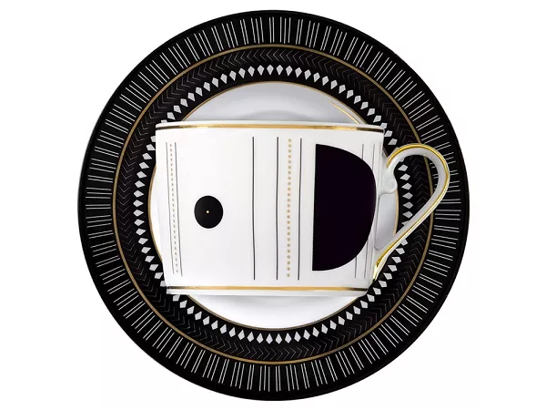 Zestaw do kawy dla 6 osób (12el) Ćmielów - Kolekcja Jenny ART DECO GX48
