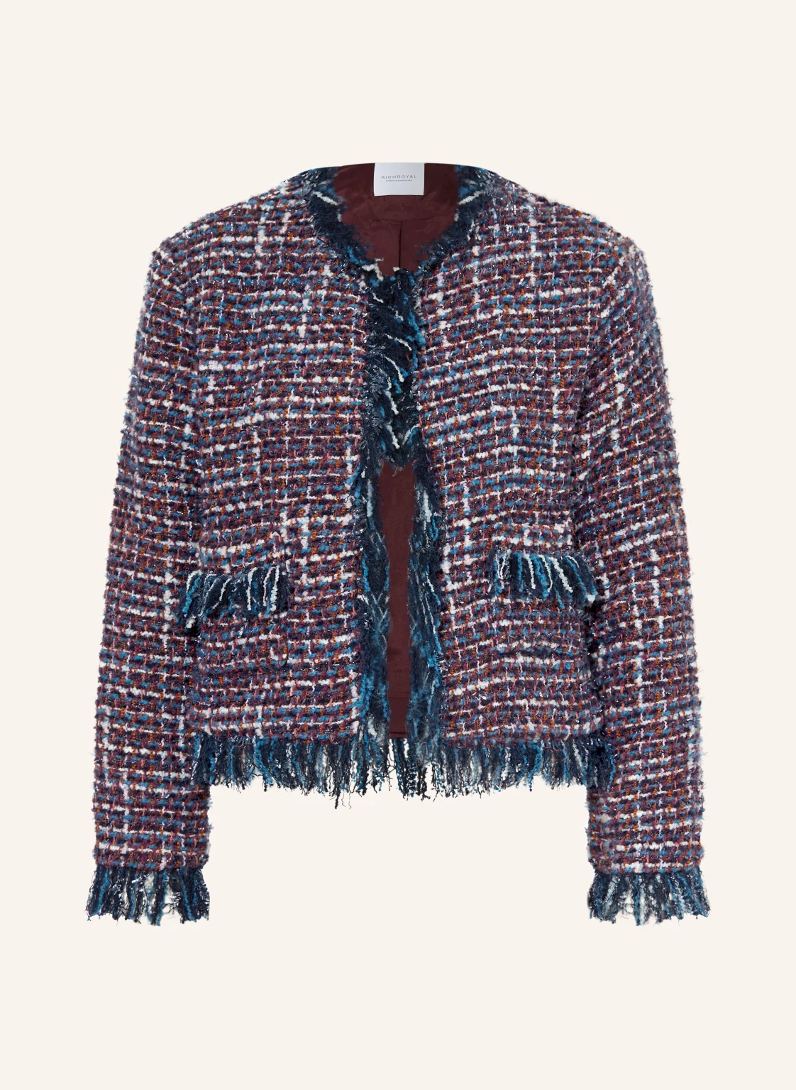Rich & Royal Kastenjacke aus Bouclé