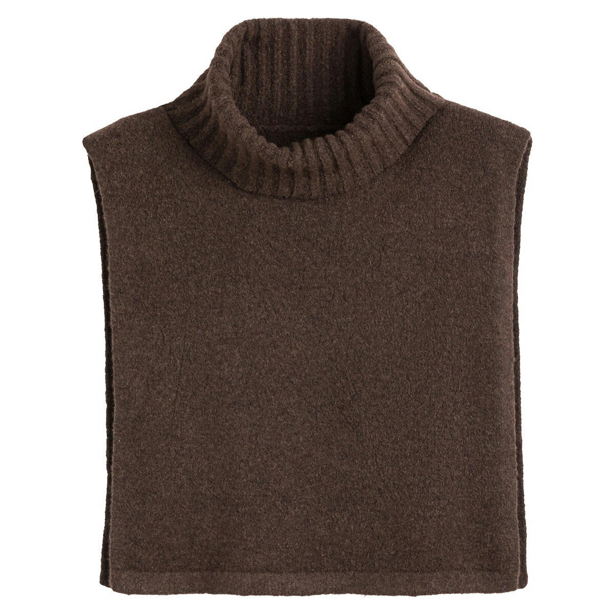 Plastron col roulé en tricot