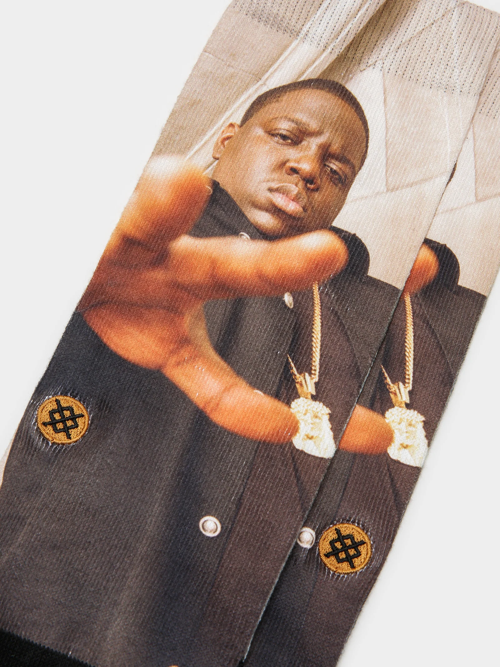 One Pair of The King of NY Crew Socks