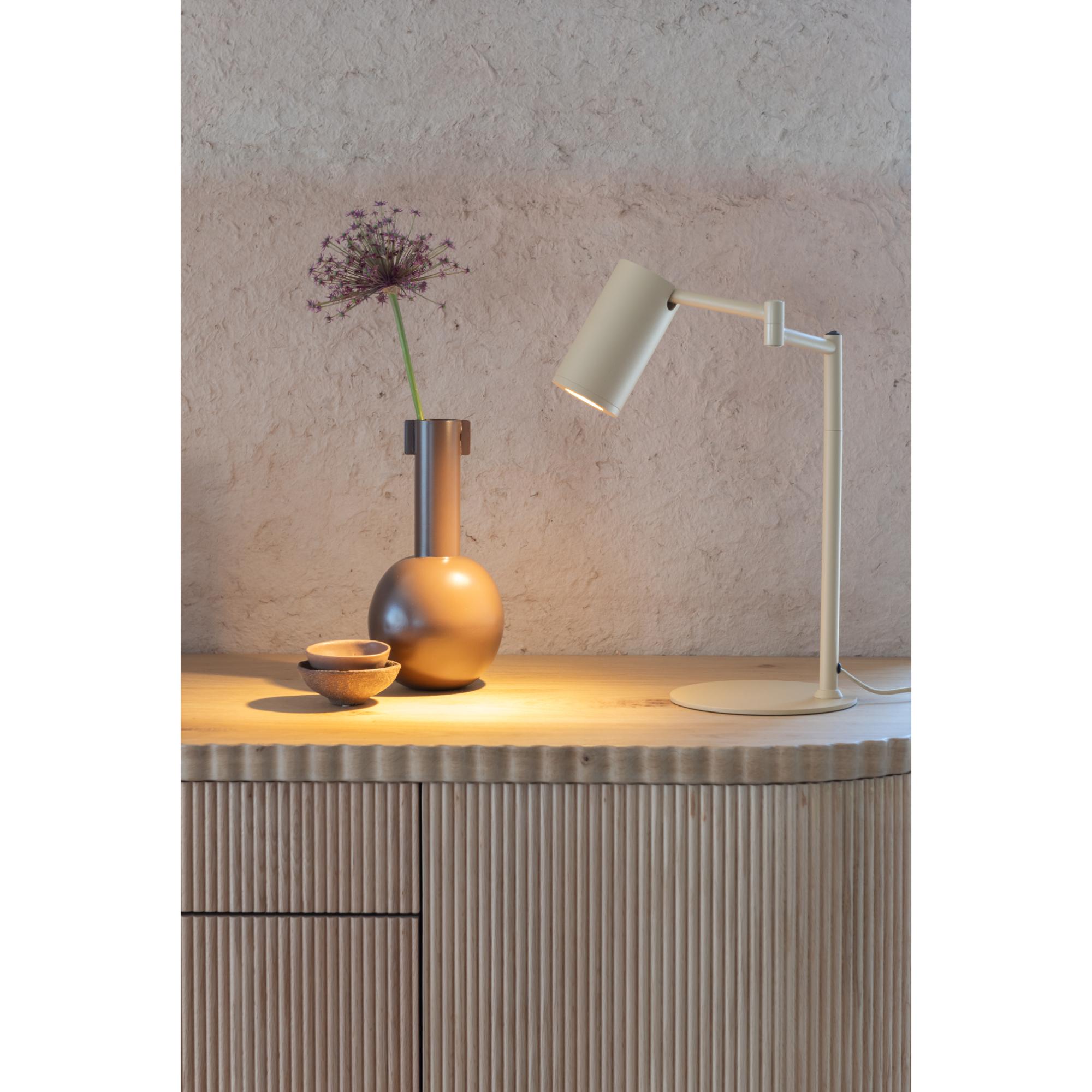 it's about RoMi Tafellamp Bilbao - Beige - 35x20x47.5cm