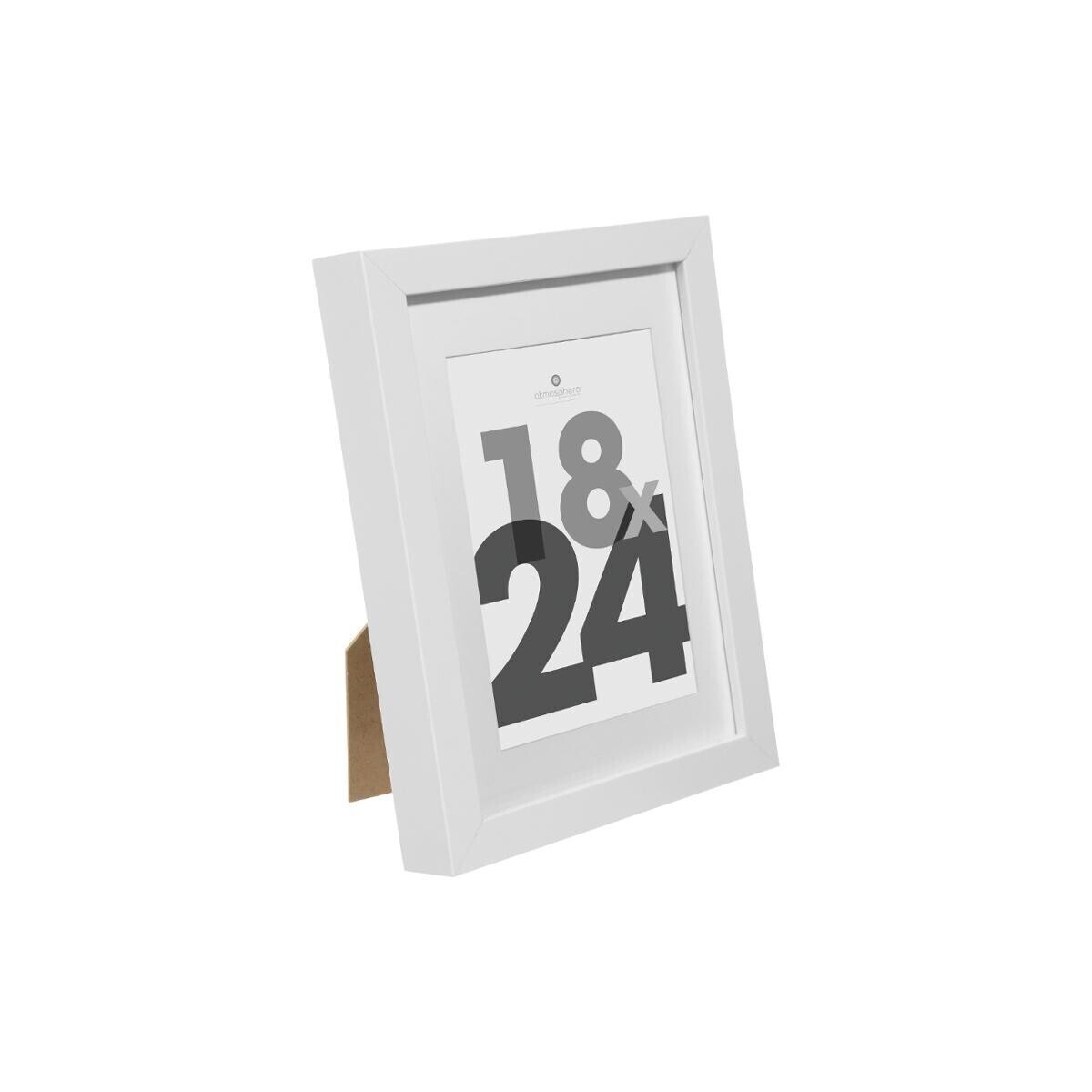 Wooden photo frame"Eva" White, 18x24 cm