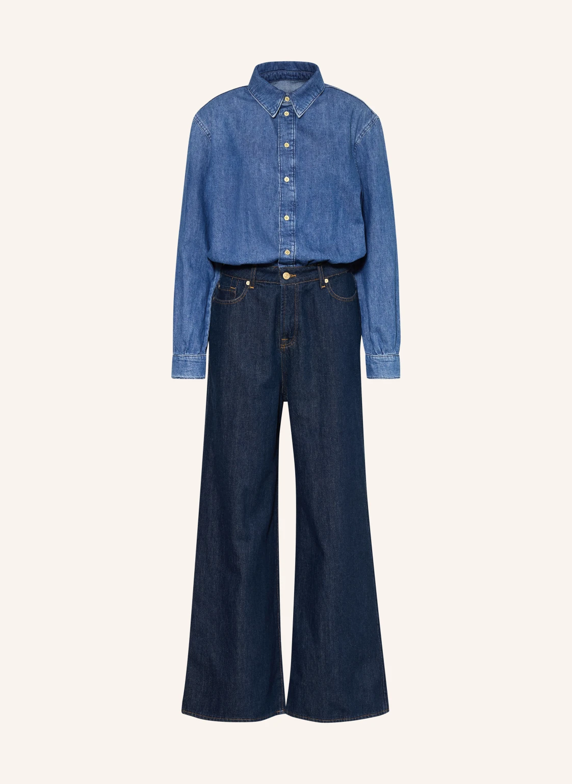 7 for all mankind Jeans-Jumpsuit DOUBLE