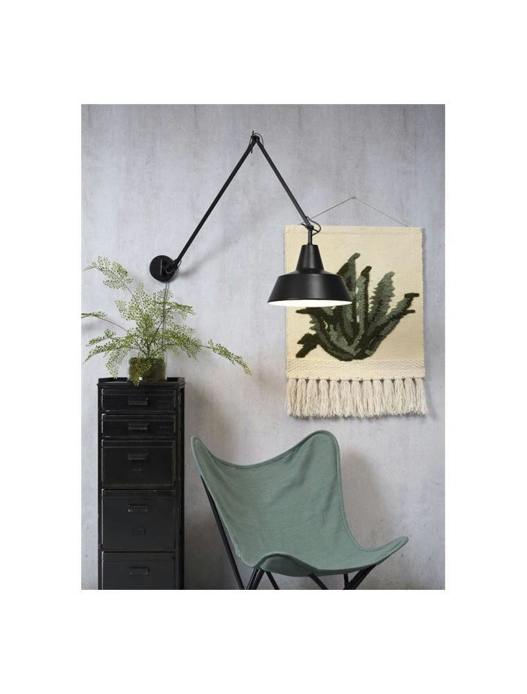 CHICAGO - Applique murale pivotante noire H80cm