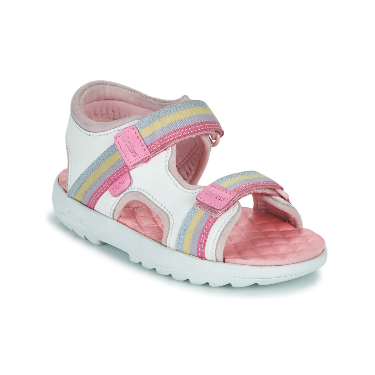 Kickers - SANDAL LTHR IF WHT - Multicoloured