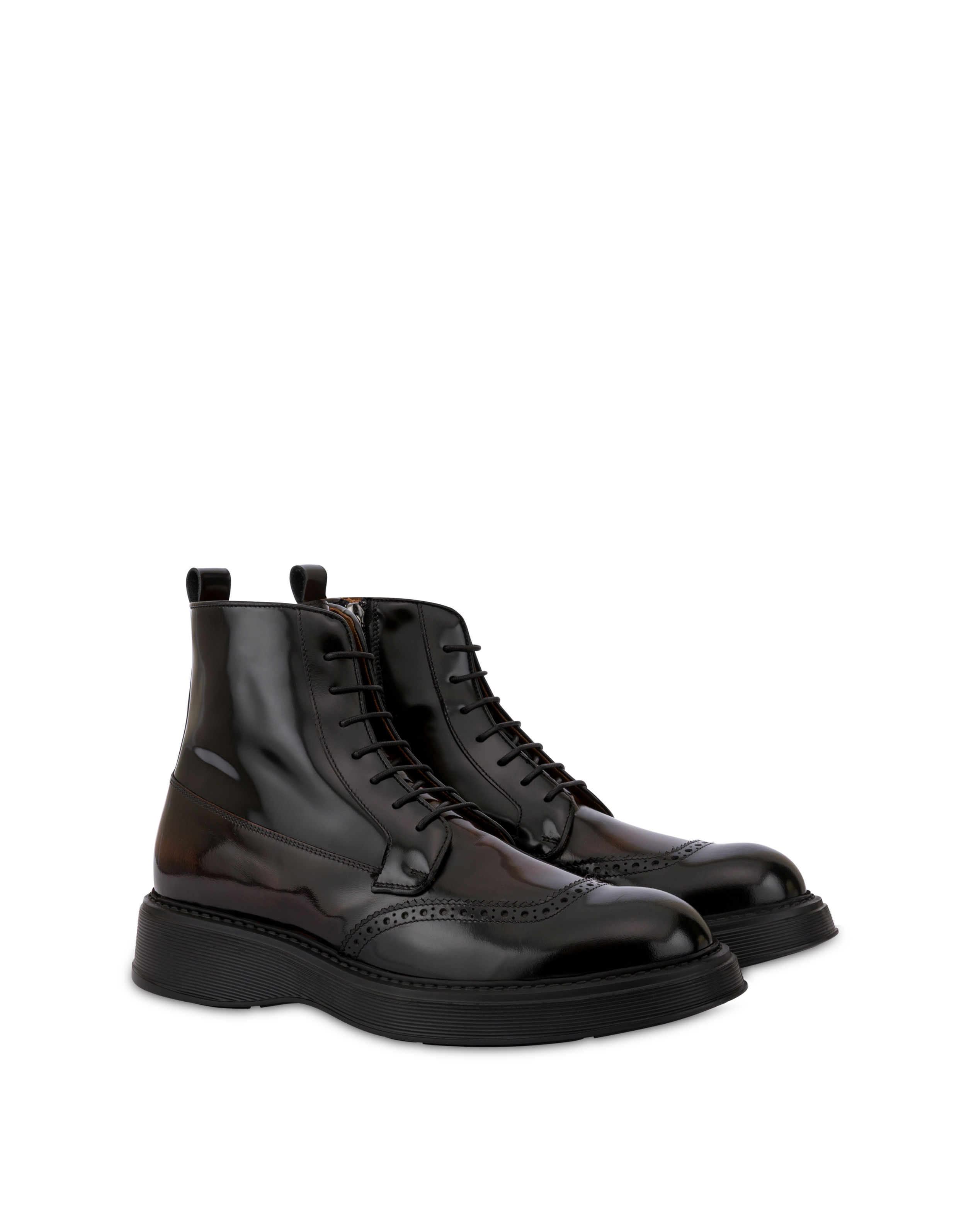 Stivaletto James In Vitello Abrasivato T.moro/nero