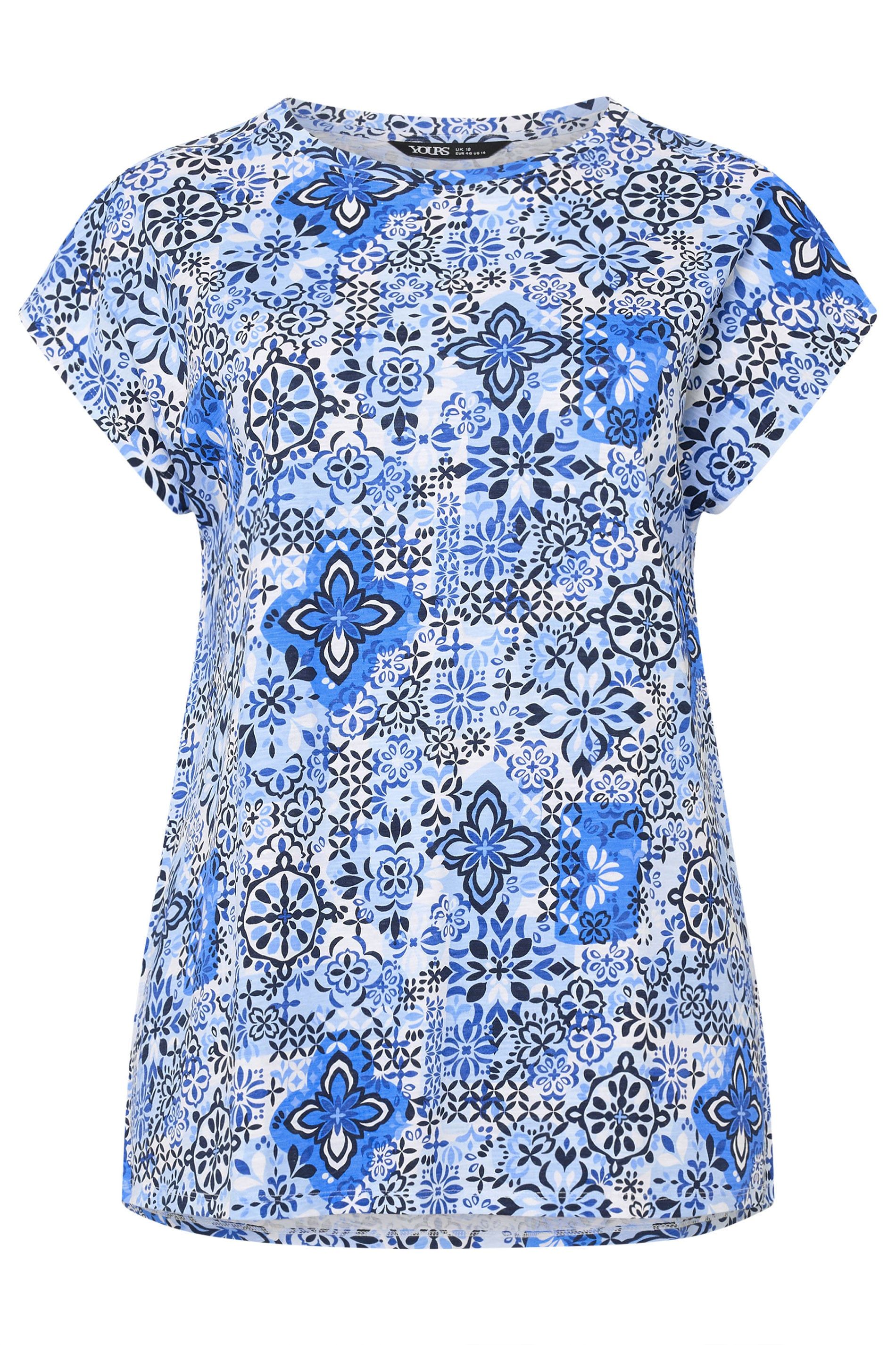 Yours Mosaic Print T-Shirt