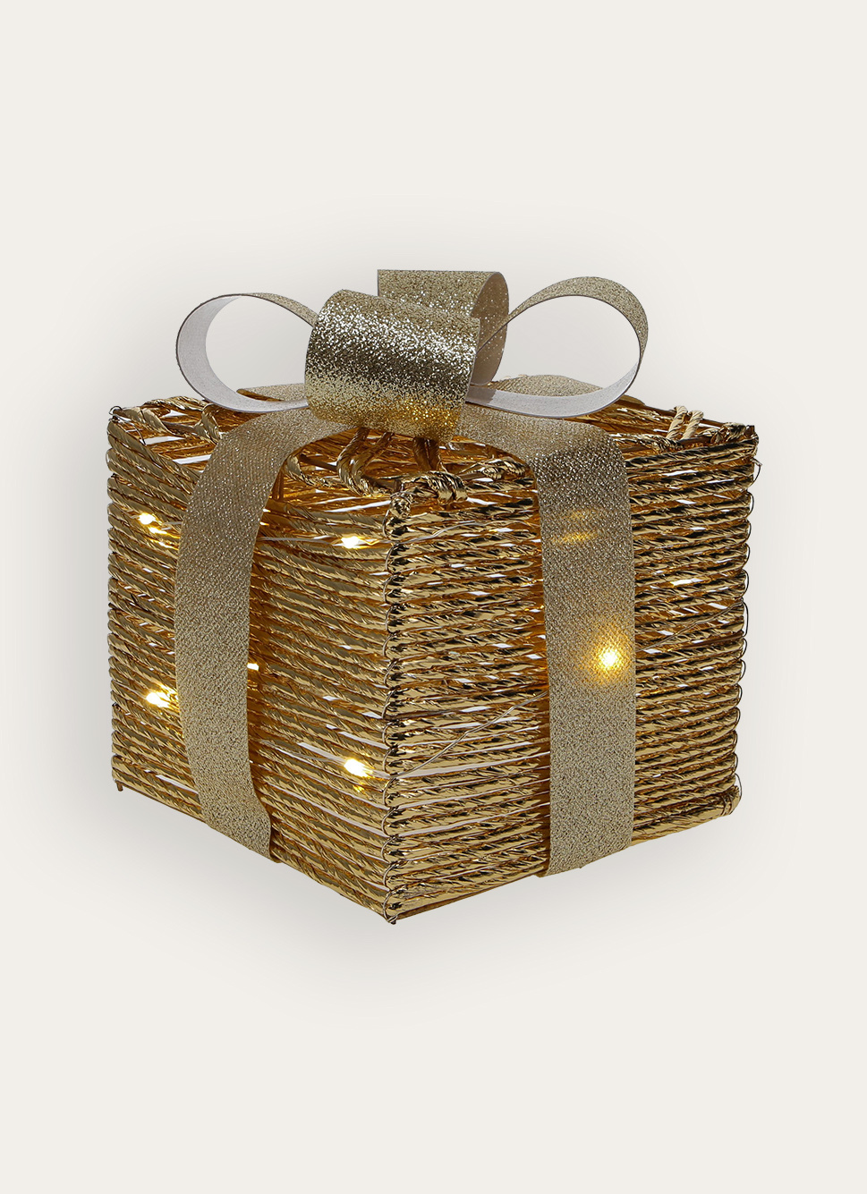 CADEAU LUMINEUX à POSER DORÉ