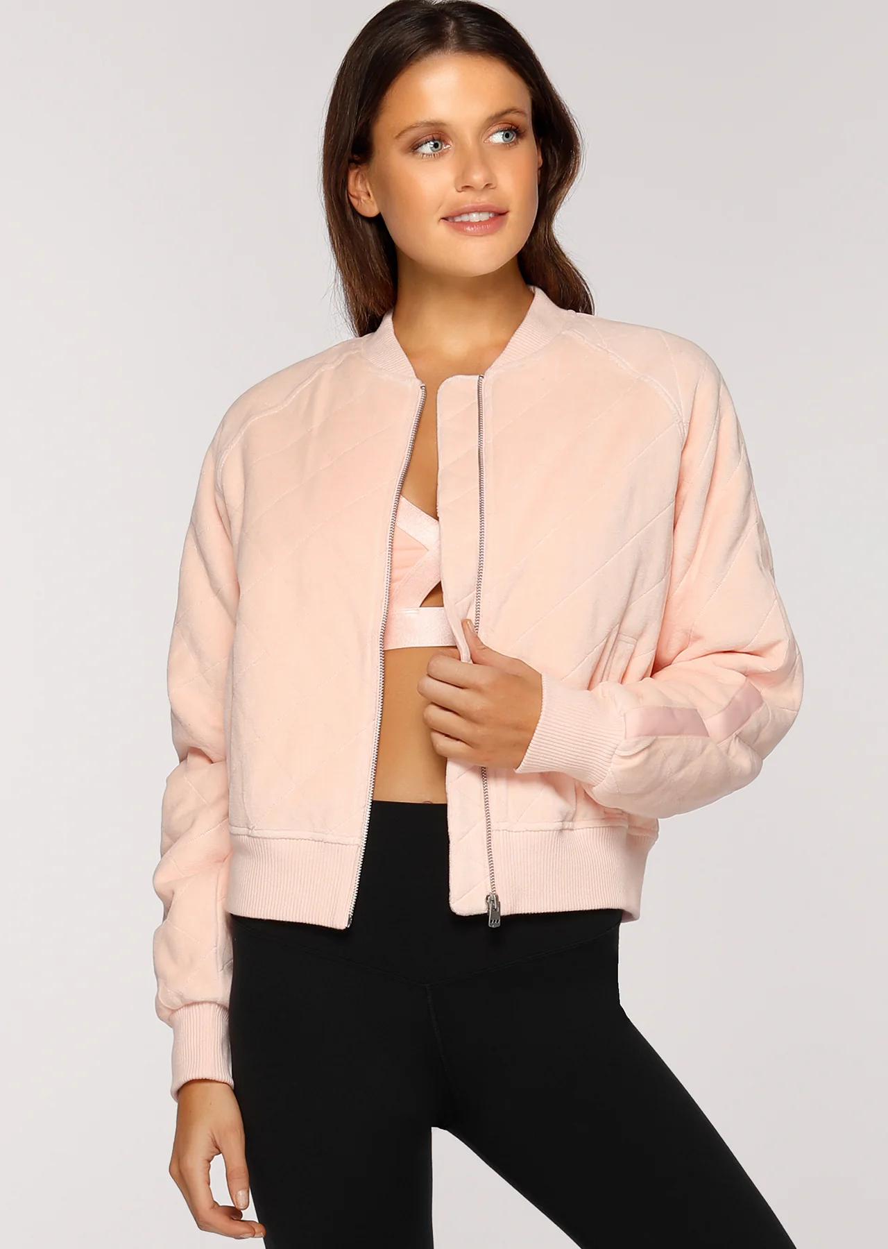 Game Changer Quilted Bomber