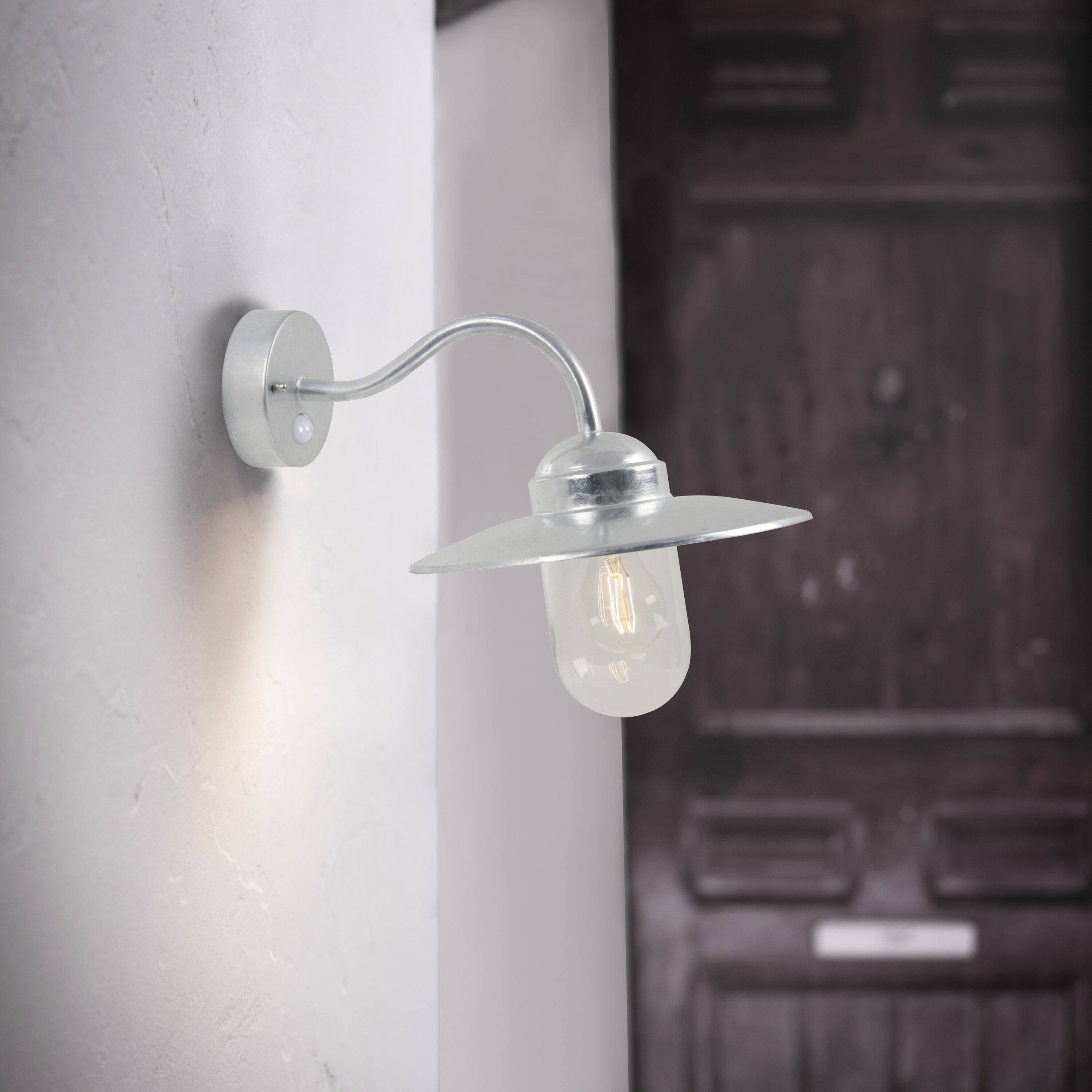 Nordlux Luxembourg Wandlamp met bewegingssensor