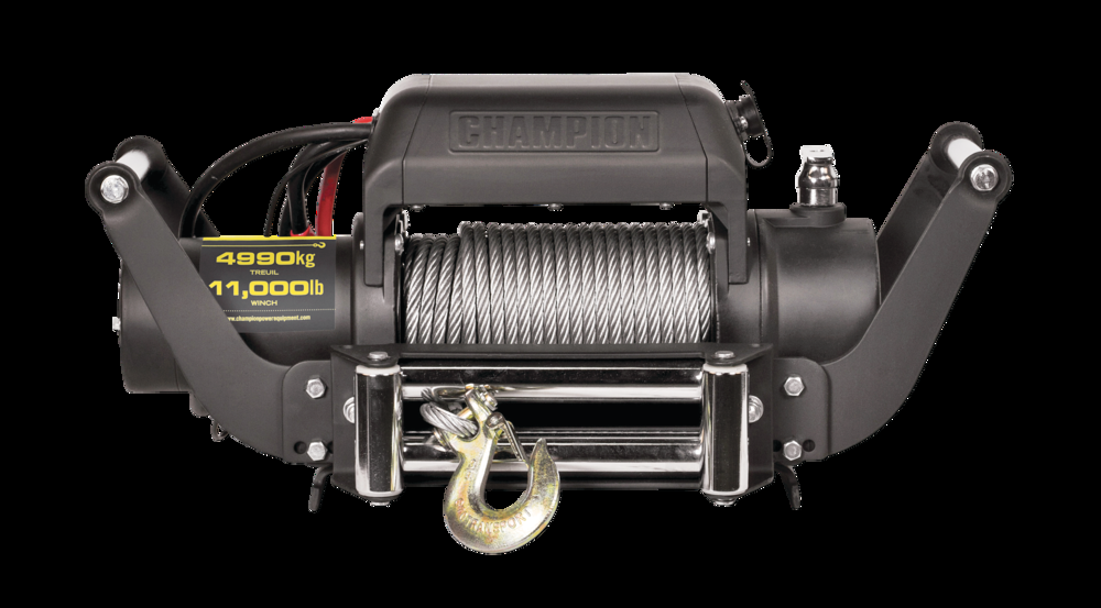 Champion Winch Kit with Speed Mount, 11,000-lb