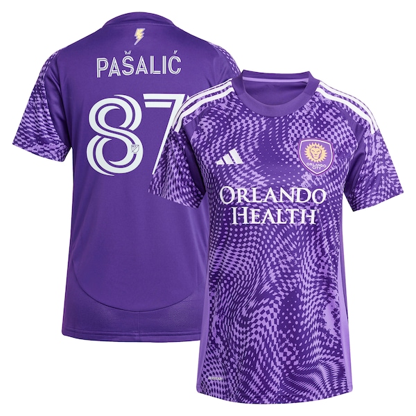 Marco Pašalić Orlando City SC adidas Women's 2025 Perfect Storm Replica Player Jersey - Purple