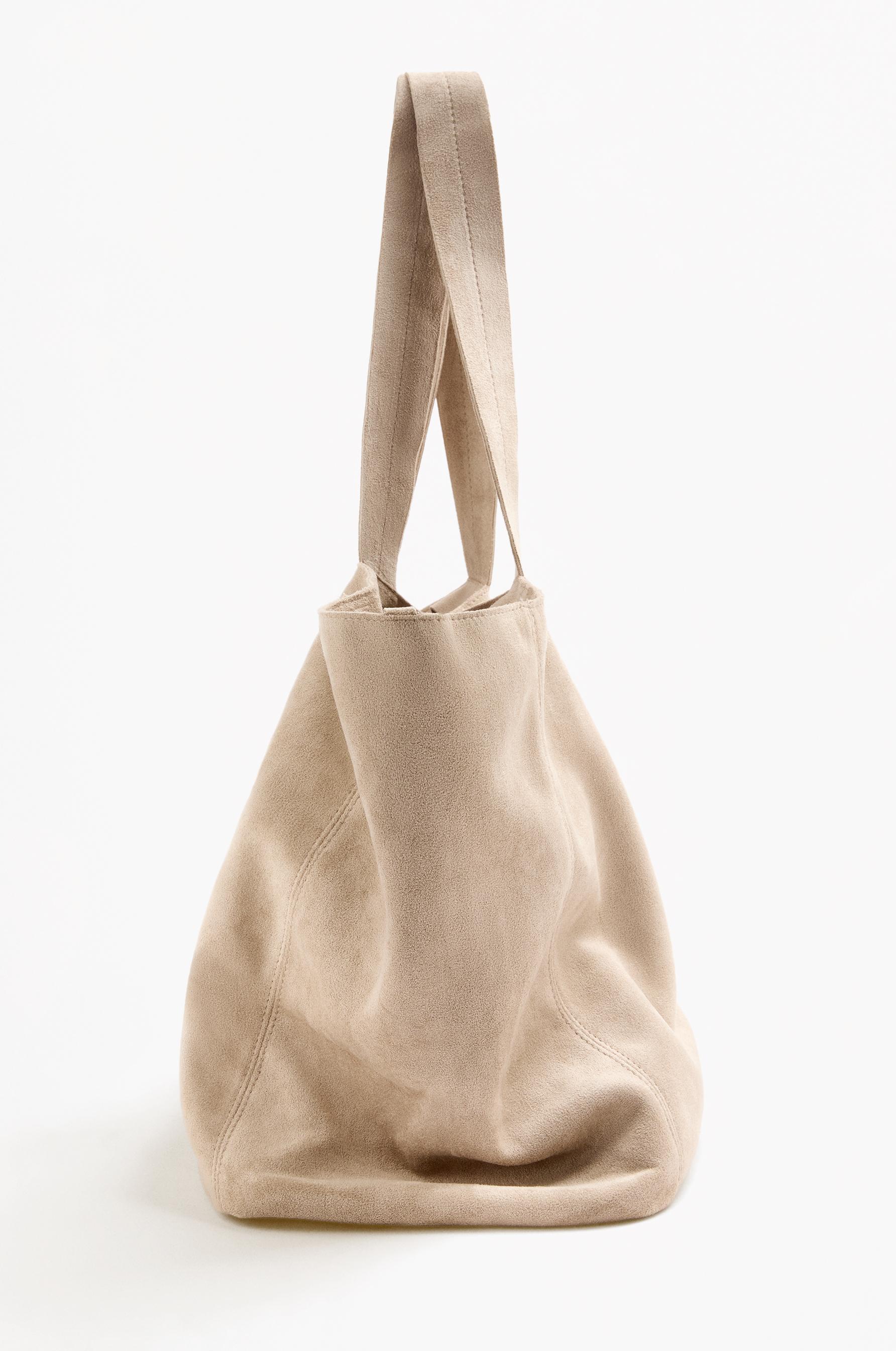 Bolso shopper efecto ante