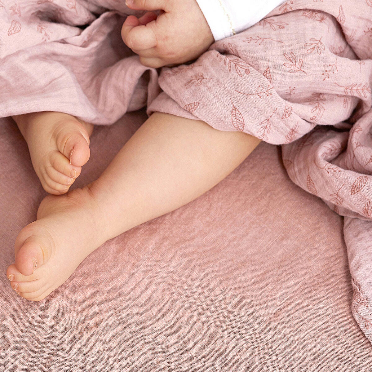 Drap-housse en gaze de coton biologique Cuddly