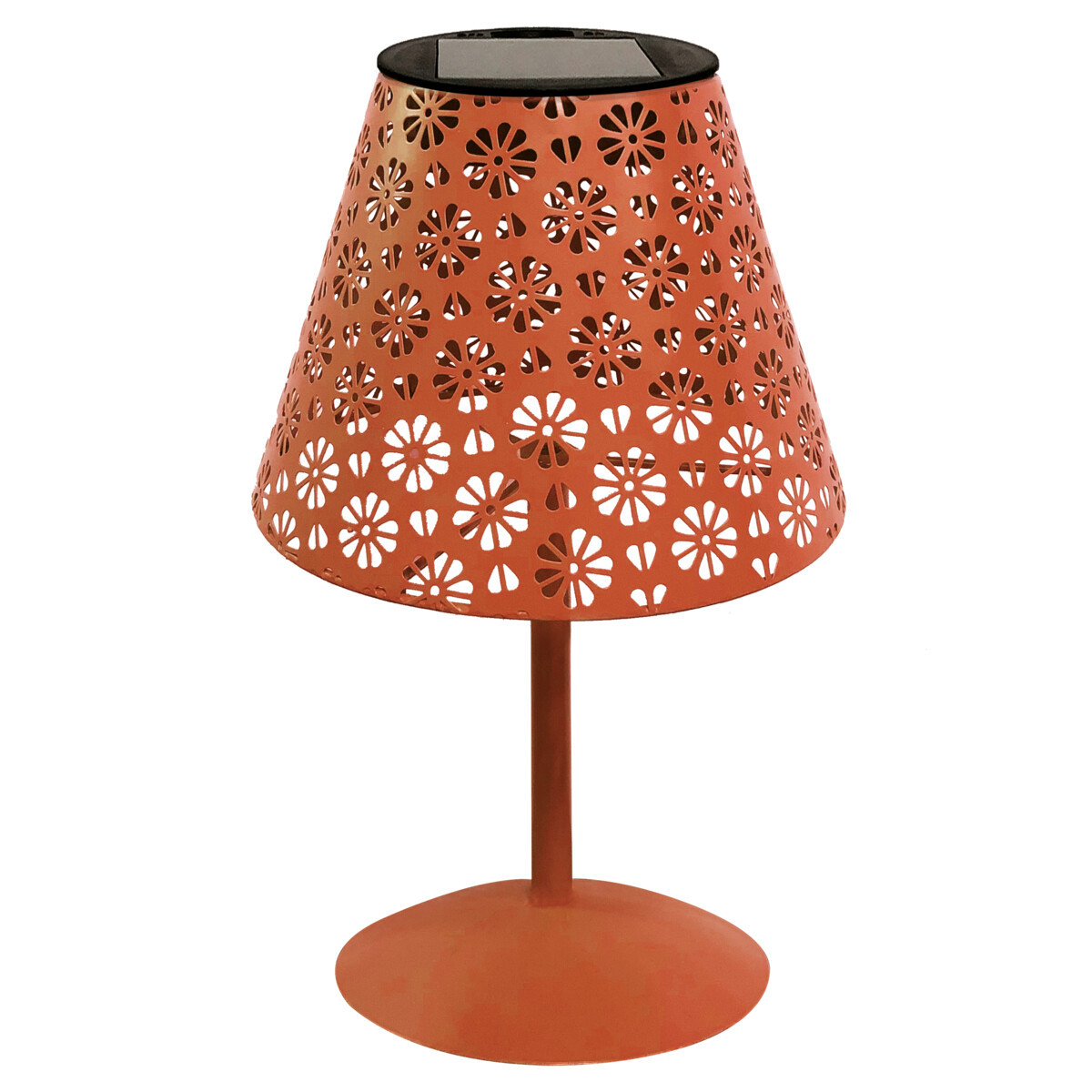 Oprawa solarna LED LL CIRE SLR R 66244 LightLogic ażurowa stylowa czerwona