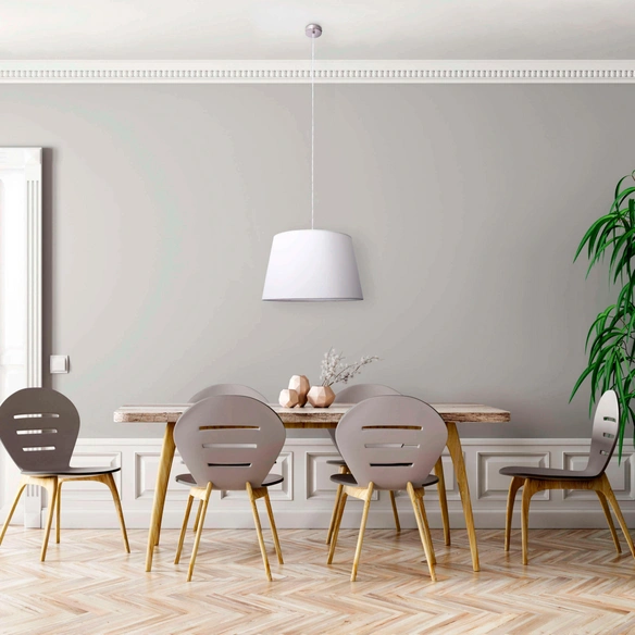 Leuchtmittel »Bologna«, ∅xH: 45 x 140 cm, Metall/Kunststoff/Textil