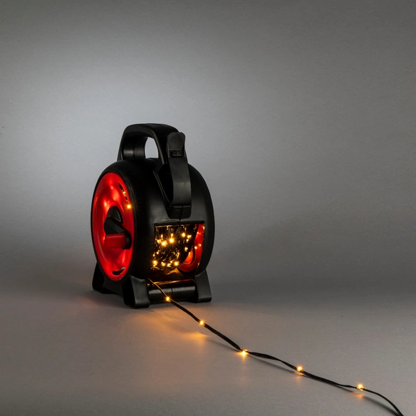 LED-Lichterkette, 250 LEDs, L: 3490 cm, bernsteinfarben