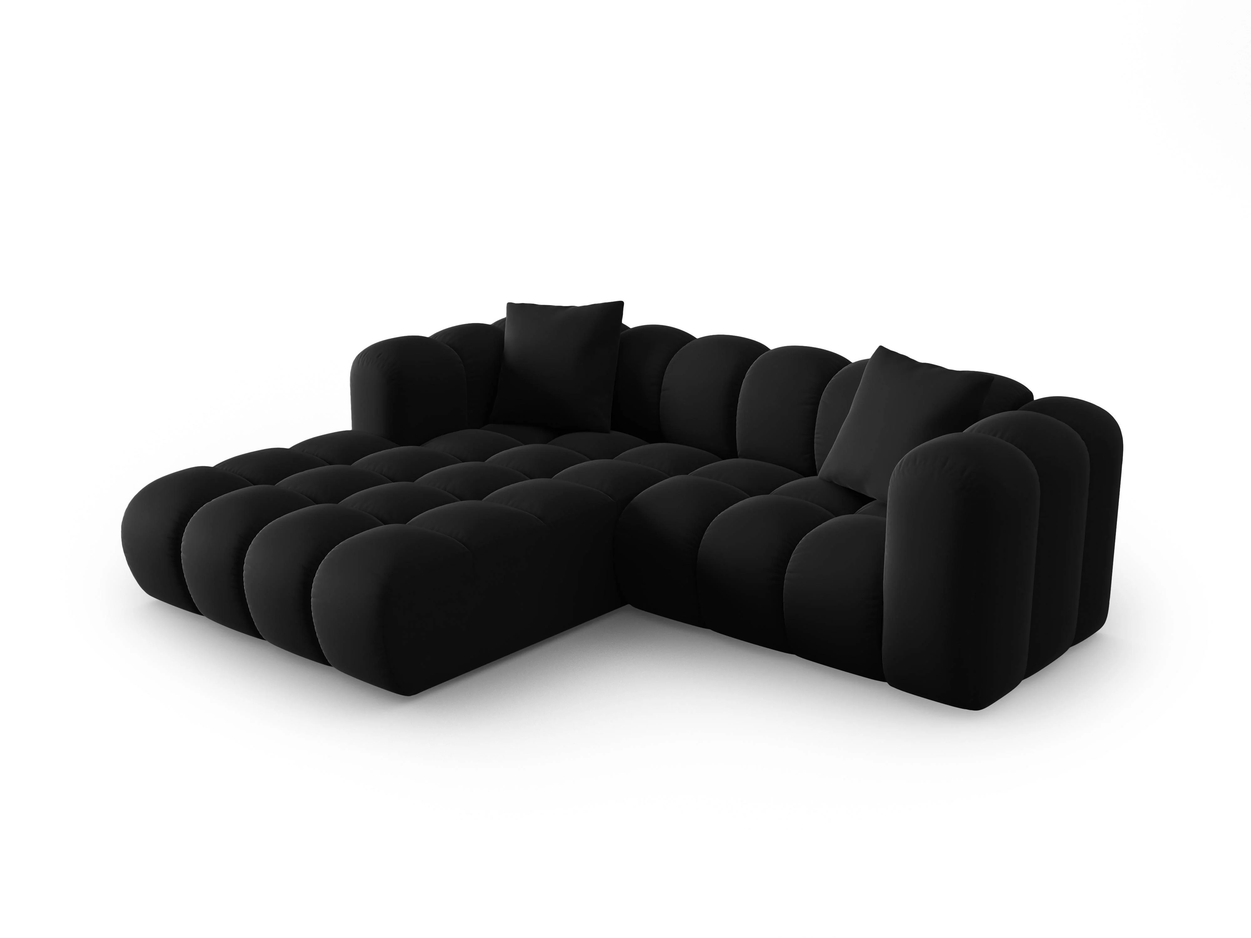3-zitshoekbank Halley velvet links