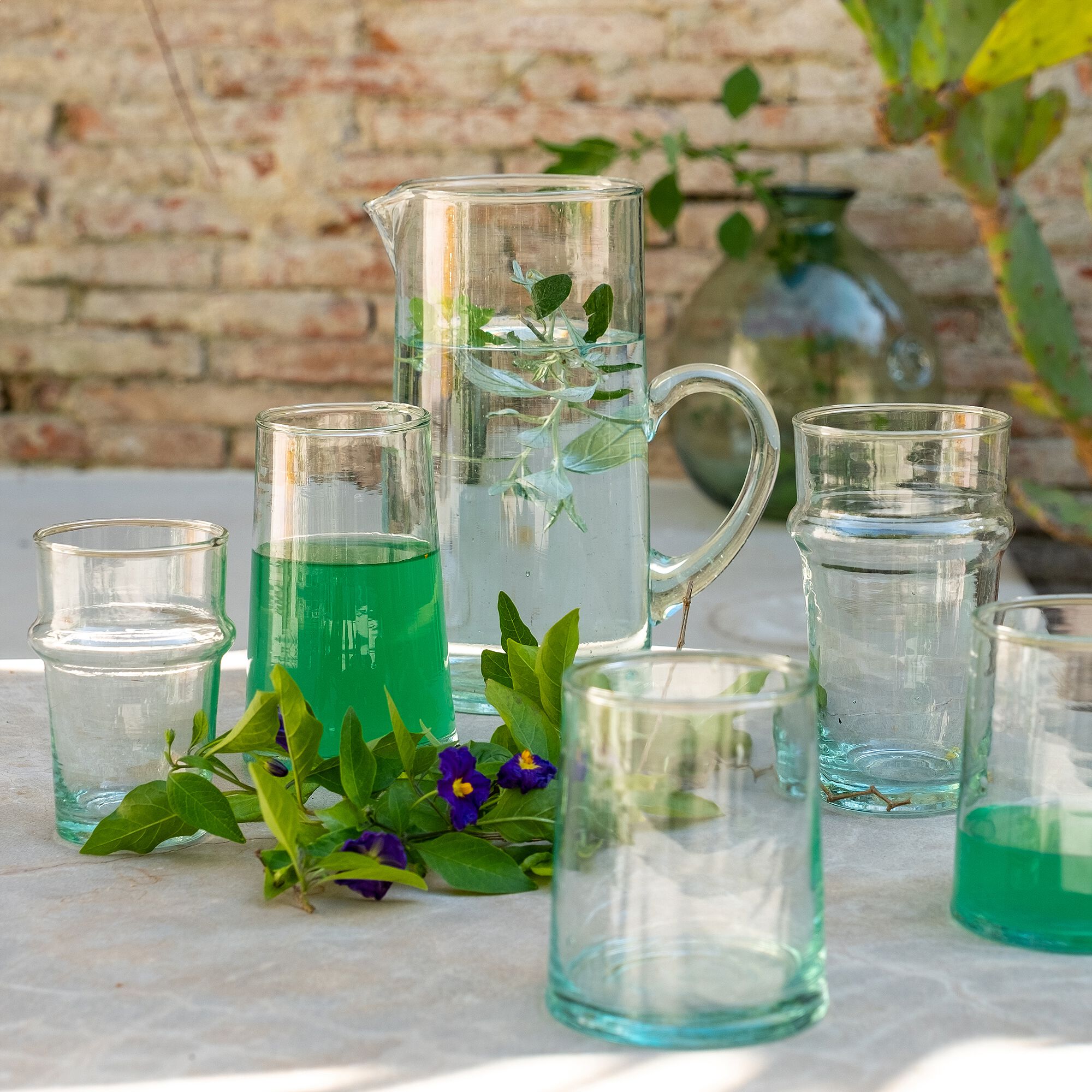 BELDI - Gobelet en verre recyclé 25cl - transparent