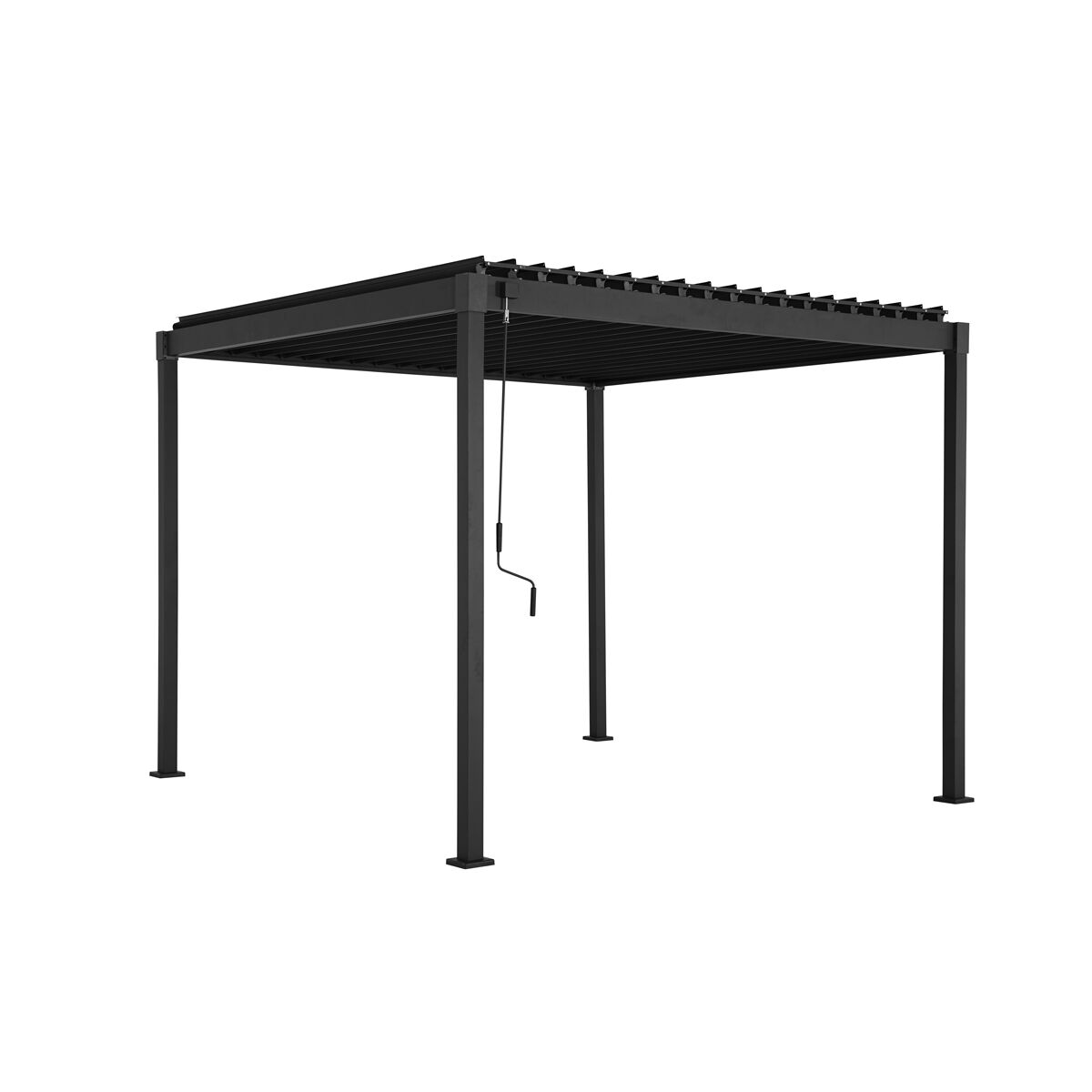 Pérgola HOKIA cinza graphite 3x3m