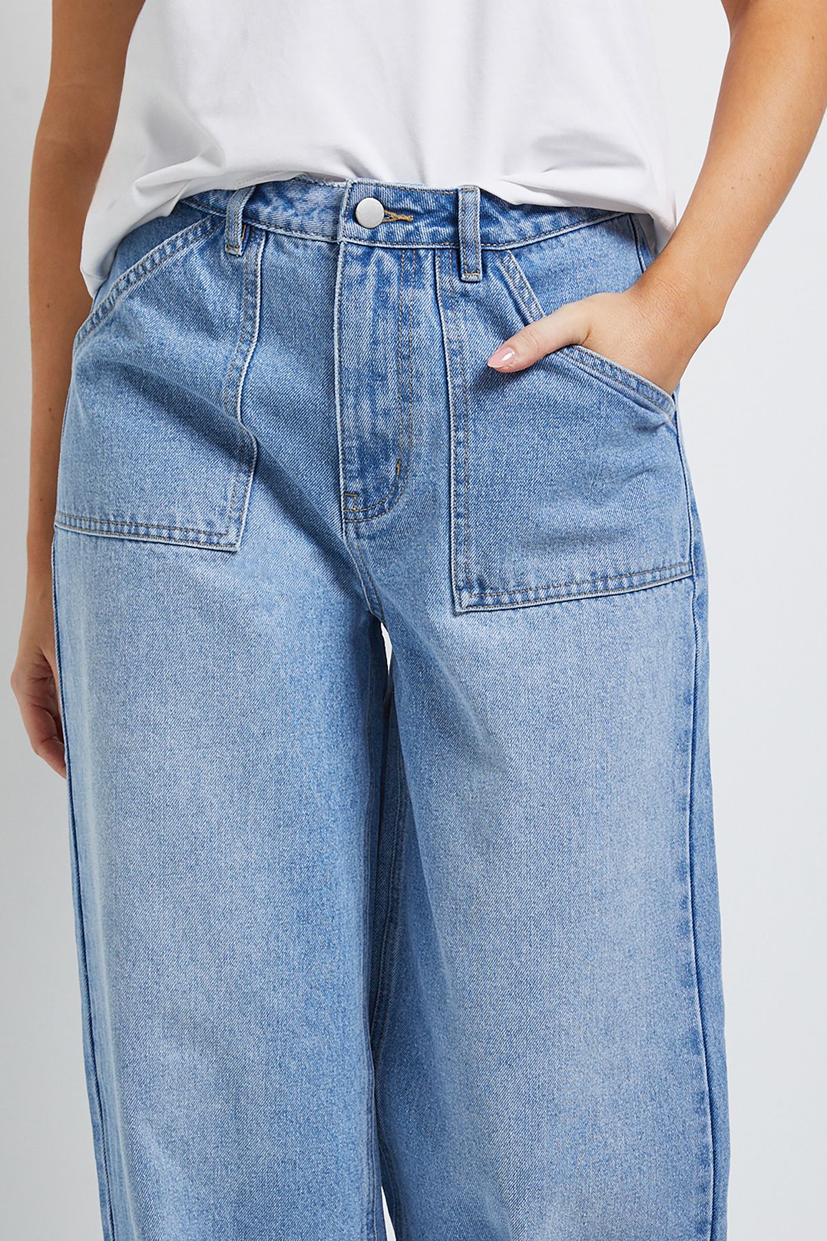 Dorothy Perkins Wide Leg High Waist Denim Jeans